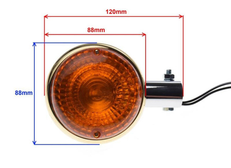 Kierunkowskaz złota ramka Yamaha XV250 1100