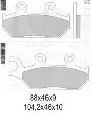 Klocki hamulcowe kh172 yamaha xt 600 92-03, xtz 660 91-98 wycofane z oferty