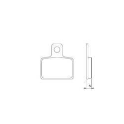 Klocki hamulcowe kh351 (trial+mini cross) (ft 3042)