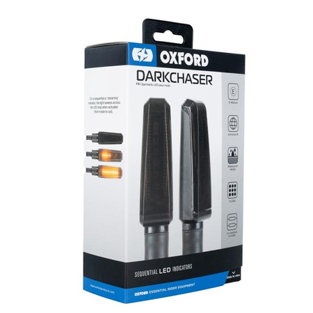 KIERUNKOWSKAZY SEKWENCYJNE LED DARKCHASER Z OPORNIKIEM 2 SZTUKI