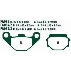 KLOCKI HAMULCOWE MOTOCYKLOWE EBC FA067TT