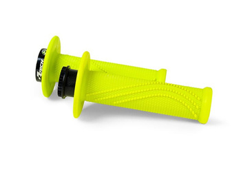 Manetki r20 lock-on (22+25mm) kolor neon żółty + 8 adapterów rolgazu