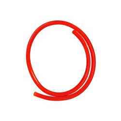 Części miękki przewód silikonowy czerwony do systemów - długość 1 m.