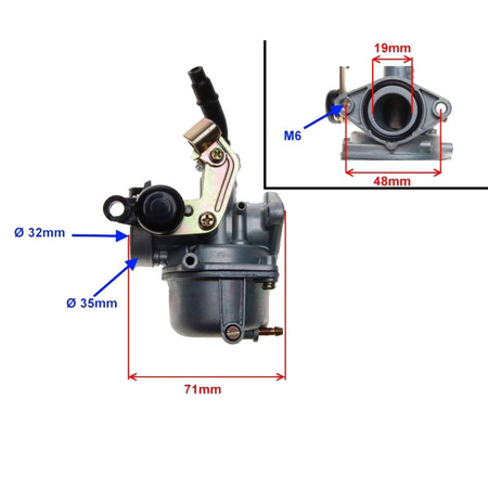 Gaźnik Py-5 ze ssaniem na Linkę
