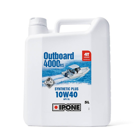 Ipone outboard 4000 rs 10w40 4t olej silnikowy półsyntetyk 5l silniki zaburtowe (akc) (4) - wyprzedaż