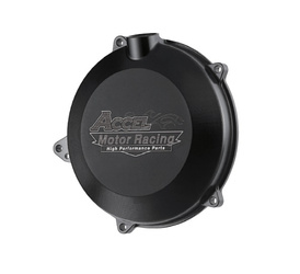 Accel promocja pokrywa sprzęgła aluminiowa (z uszczelką) ktm exc 450/500 '12-'15, husqvarna 450 /501 '14-'15 kolor czarny