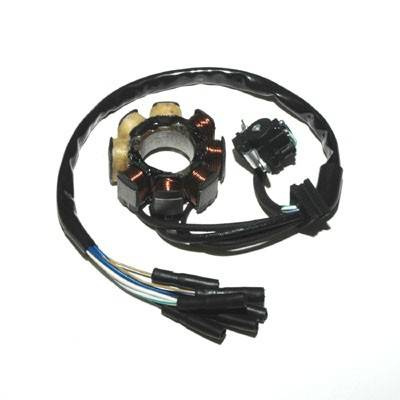 Uzwojenie alternatora (stator) ze światłami honda crf 450r - 60w (z impulsatorem)