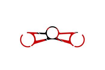 Osłona Półki Kierownicy (Radikal) Puig Do Bmw S1000rr 19-22 Czerwony