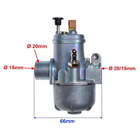 Gaźnik do Hercules, Ktm, Puch, Sachs Dolot 15 mm