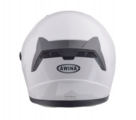 Kask otwarty na skuter quad motocykla biały