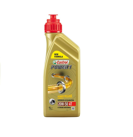 Olej castrol power 1 4t 20w50 1l mineralny
