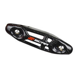 Scar racing uniwersalna carbonowa osłona kolanka wydechowego 4t