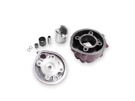 Cylinder żeliwny z głowicą power force aprilia rs tuono peugeot xp7 yamaha dt minarelli am6 49 mm 2t wiśnia