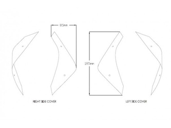 Deflektory Przednie/ Panele Boczne Puig Do Honda Crf1100l Africa Twin Adventure Sports 20-22 Przezroczyste