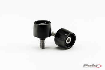 Ciężarki / Końcówki Kierownicy Puig - Podstawa / Baza Czarna - Model Thruster Do Yamaha Mt-07 Tracer
