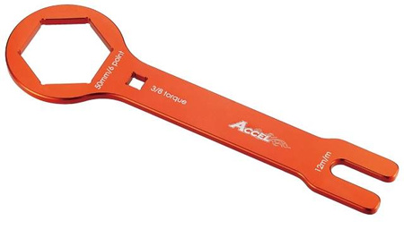 klucz do serwisu zawieszeń przednich wp sześciokątny 50mm do rozkręcania górnych nakrętek amortyzatora ktm, husqvarna kolor czarny (fcw-03)