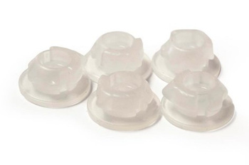 ZATRZASKI (CLICK) MOCOWANIA BOCZKÓW I POKRYWY FILTRA POWIETRZA KOLOR BIAŁY NEUTRALNY (5 SZT.) KTM SX 85 '18-'23, SX/SX-F/XC-F 125//150/250/300/350/450 '16-'23, EXC/EXC-F/XC-W/XCF-W '250/500 '17-'23, HUSQVARNA, GAS GAS (OEM: 47106