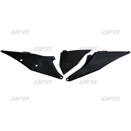 Boczki tylne ktm sx/sxf(sx-f) 125/150/250/350/450 '19-'22, exc 125 '20-'21, exc/excf(exc-f) 150/250/300/350/450/500 '20-2023 z pokrywą filtra powietrza kolor czarny