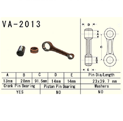 Vesrah - Korbowód Yamaha Yfm80 Grizzly, Yfm80r Raptor