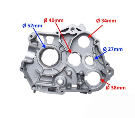 Kartery silnika YX140 komplet lewy prawy pit bike dirt cross 140