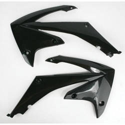 Osłony chłodnicy ktm sx/sxf '11-'12, exc '12-'13 kolor czarny
