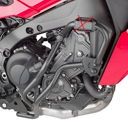 Gmole osłony silnika yamaha tracer 9 '21-'22 czarne - zastępują kn2159