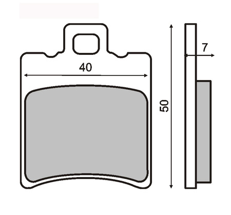Klocki Hamulcowe Yamaha Aerox Aprilia Sr  Przód