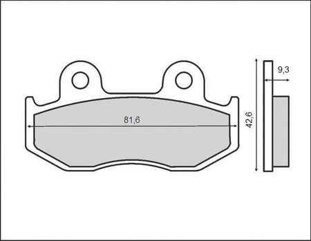 Klocki hamulcowe kh323 / kh92 (ft 3034)