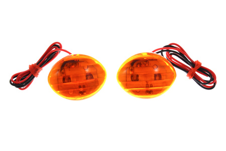 Oval Based Smooth Cristal Orange