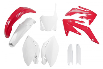 Komplet Plastików Honda CRF 250r '08-09, Kolor Oem '09 (Czerwony/Biały)