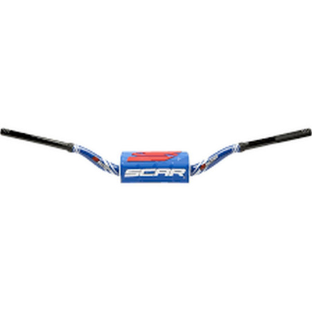 Kierownica 28,6mm model yamaha yz/yzf kolor niebieski/czarny gąbka kolor niebieski/czarny/biały