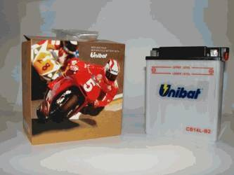AKUMULATOR UNIBAT  CB14L-B2  AKK000012  Z ELEKTROLITEM