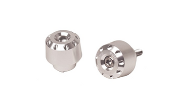 Ciężarki / Końcówki Kierownicy Krótkie Puig Do Yamaha Fz6, Mt, Xj I Innych- Srebrne