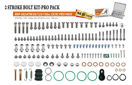 KOMPLET ŚRUB PRO PACK FACTORY 2T (DUŻY) KTM SX/XC 85/125/150 '02,
