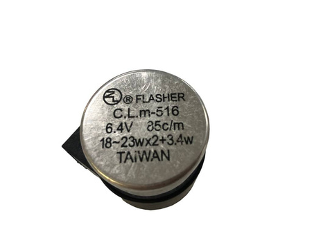 Cl przerywacz kierunkowskazów 6v 23w żarówkowych 2 pin (obudowa okrągła)