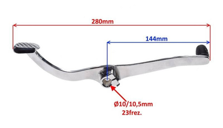 Dźwignia zmiany biegów do motocykla Yamaha YBR125