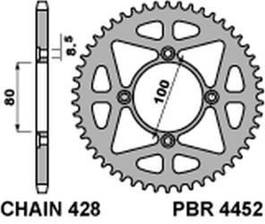 Zębatka tylna 4452 55 beta 125 rev3 trial (03-05)