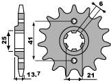 Zębatka przednia 268 15 18nc honda vf 500f (84-88) (łańc. 530)