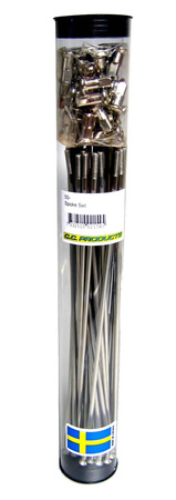 szprychy kpl. 21" przód kawasaki kx 125/250/500 '89-'98 9g/300-36 (oem: 41029-1197) (cc products)