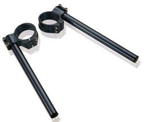 Kierownica dwuczęściowa street clip-on uchwyt 37mm kolor czarny