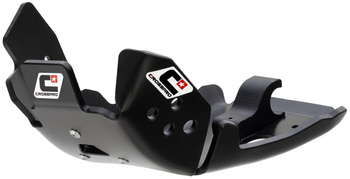 OSŁONA SILNIKA Z TWORZYWA DTC MODEL HARD X 8.0 KTM SX/EXC 250/300 '23-', HUSQVARNA TC/TE 250/300 23-, GASGAS EC / EX / MC 24- KOLOR CZARNY (GRUBOŚĆ 8MM)