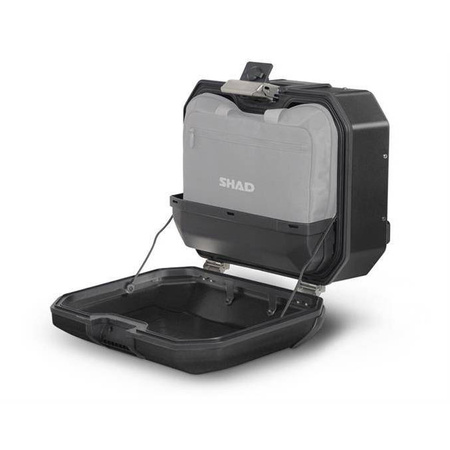 Kufer Shad Terra Black boczny TR36 aluminium lewy 36 l