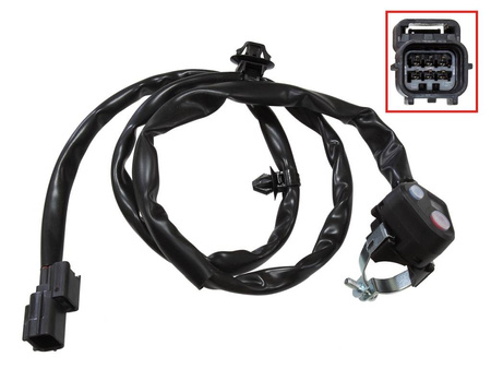 Wyłącznik zapłonu (kill switch) oraz przełącznik mapy zapłonu (trybu pracy silnika) honda crf 450r '17 (oem: 35130-mke-a02;35130-mke-a01)