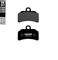 KLOCKI HAMULCOWE PÓŁMETALICZNE BETA EVO 125 / 250 / 300 '17-'23, GAS GAS TRIAL GP 125 / 250 / 280 / 300 '19-, TXT 125 / 250 / 280 / 300 '19-, SHERCO 300 ST '21-, MONTESA COTA 260 / 300 '18- ( PRZÓD )