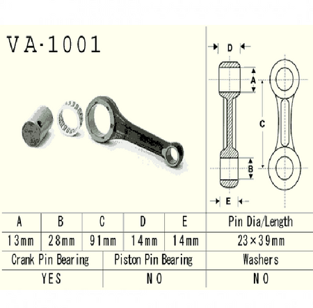 Vesrah - Korbowód Honda Atc 70
