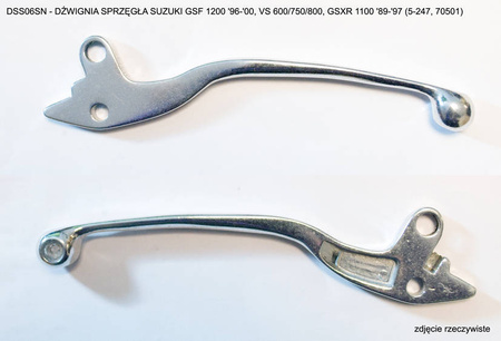 Dźwignia sprzęgła suzuki gsf 1200 '96-'00, v600/750/800, gsxr 1100 '89-'97 (5-247, 70501)
