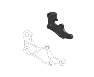 ADAPTER OVERSIZE 320 MM (SUPERMOTO) DO ZACISKU OEM - BETA RR / X-TRAINER (PATRZ OPIS DODATKOWY)