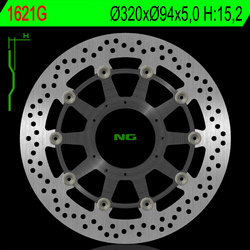 Tarcza hamulcowa przód honda cbr 1000rr 09-16 (abs) srodaluminiowy (320x94x5,0mm) (6x6,5mm) - zastępuje ng1283