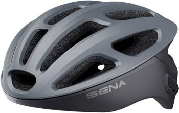 Kask rowerowy r1 road z wbudowanym interkomem bluetooth 4.1 do 900m rozmiar m ( 55-58 cm ) kolor szary (el)