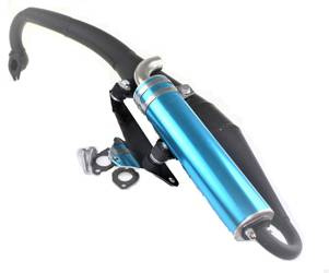 Tłumik tuningowy power force yamaha - minarelli horizontal niebieski  tut000322